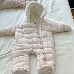 Jacadi Pink Baby Snowsuit
